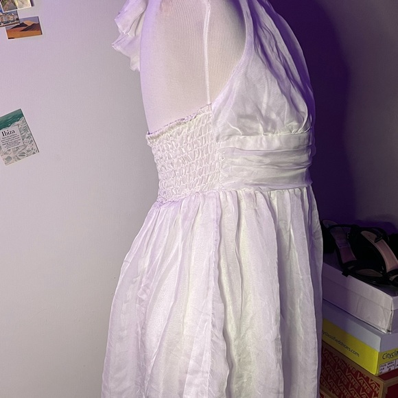 Silky white top/dress - Picture 3 of 3